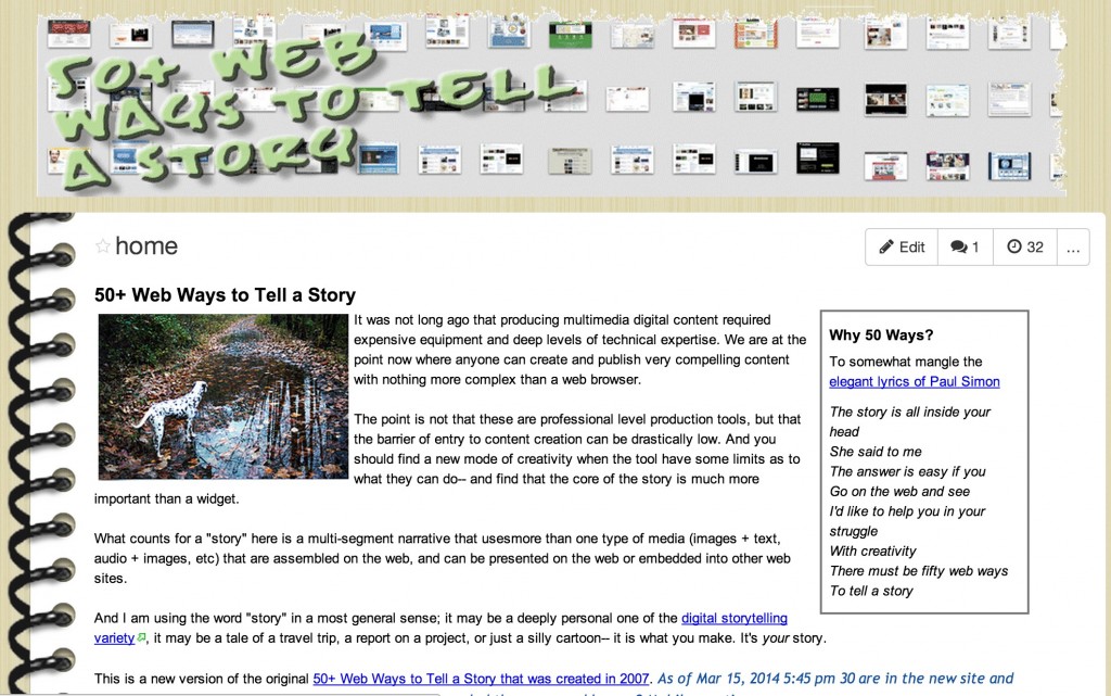 50 Web Ways to Tell A Story (2007- )